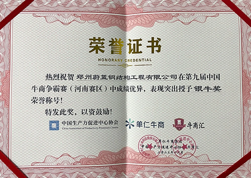 Enterprise qualification certificate